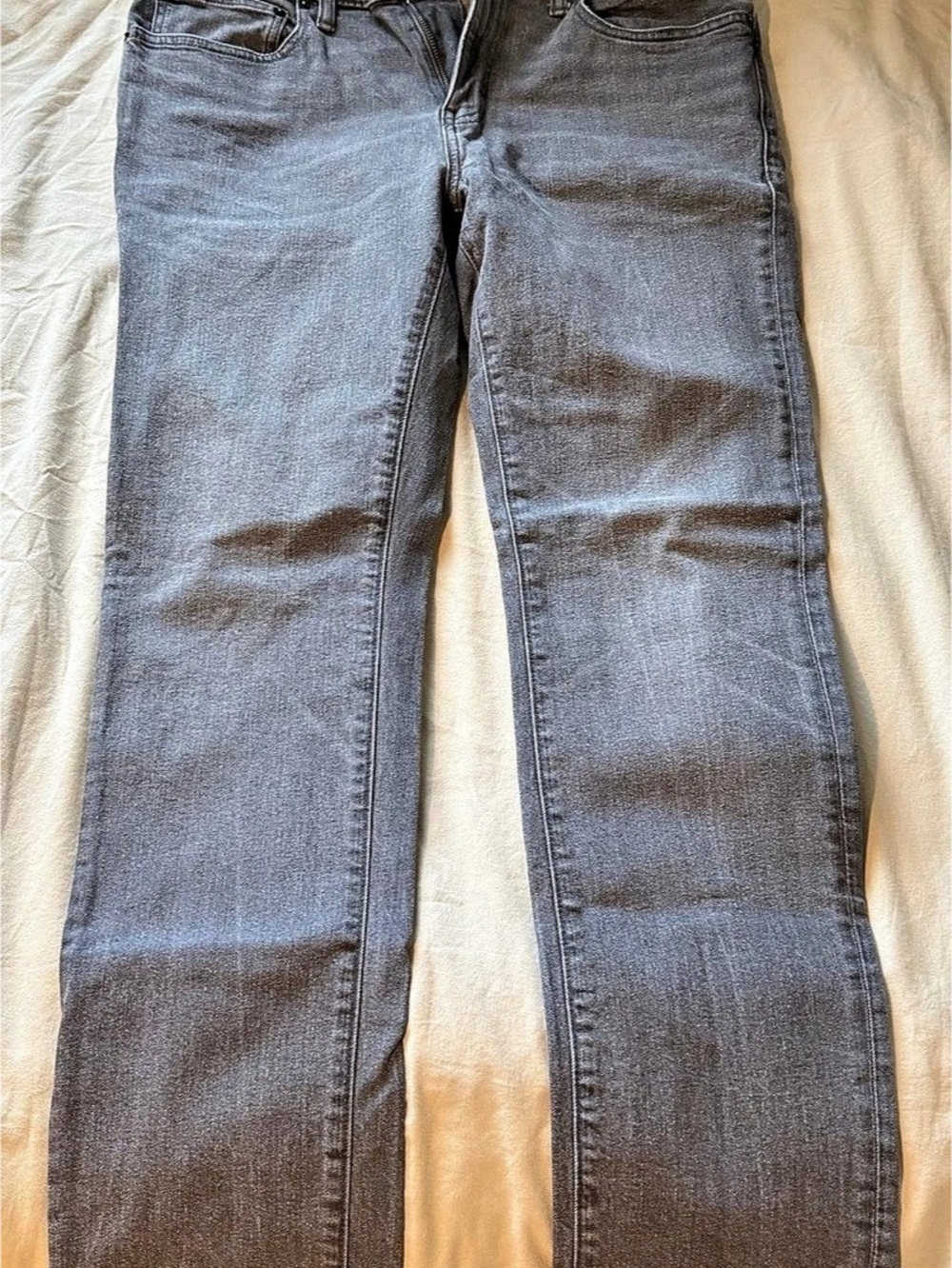 J.Crew Flex Straight Leg Jeans Waist 32 in Gray/Black